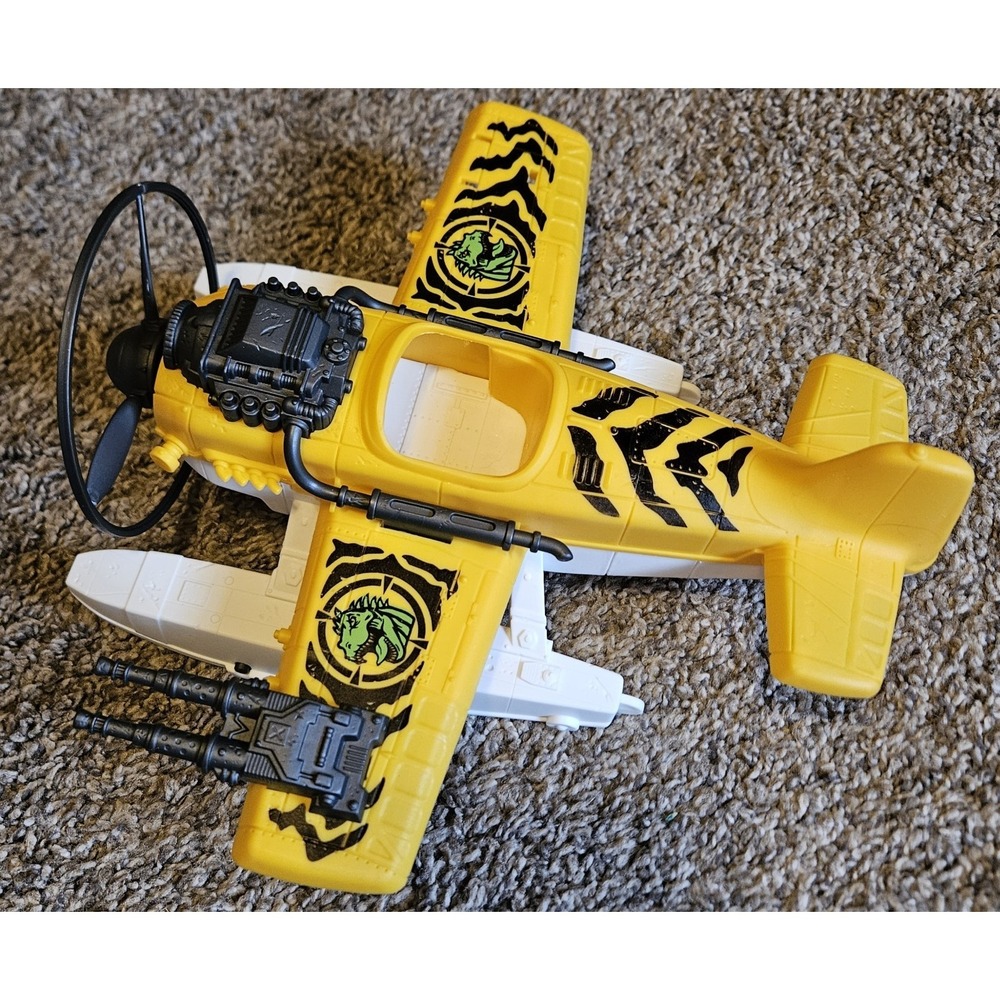 Animal Planet Dinosaur Plane Toy Yellow Safari Airplane Replacement Vehicle